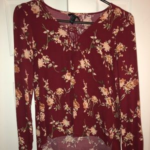floral blouse